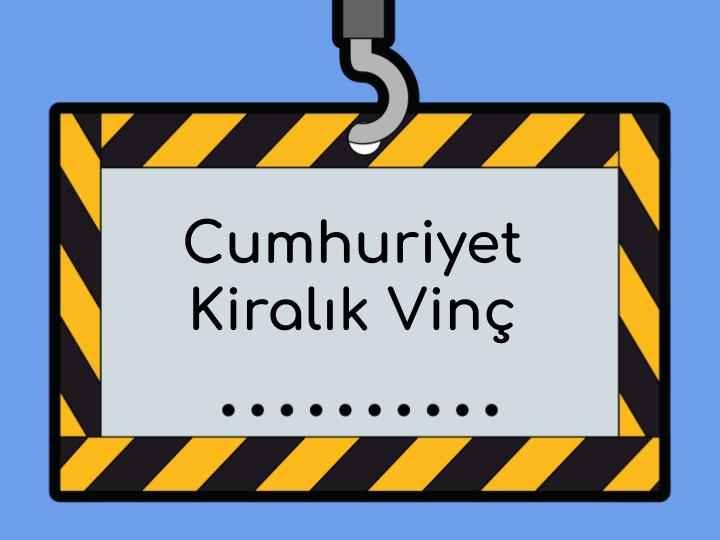 Gebze Cumhuriyet Kiralık Vinç