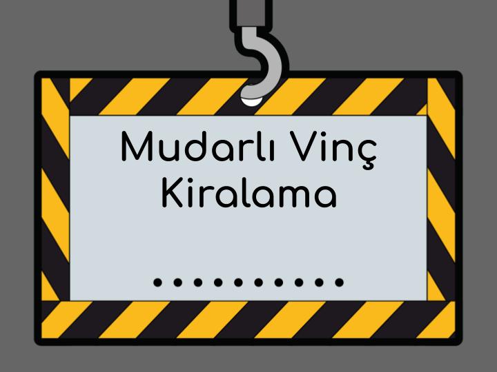 Gebze Mudarlı Mahallesi Kiralık Vinç