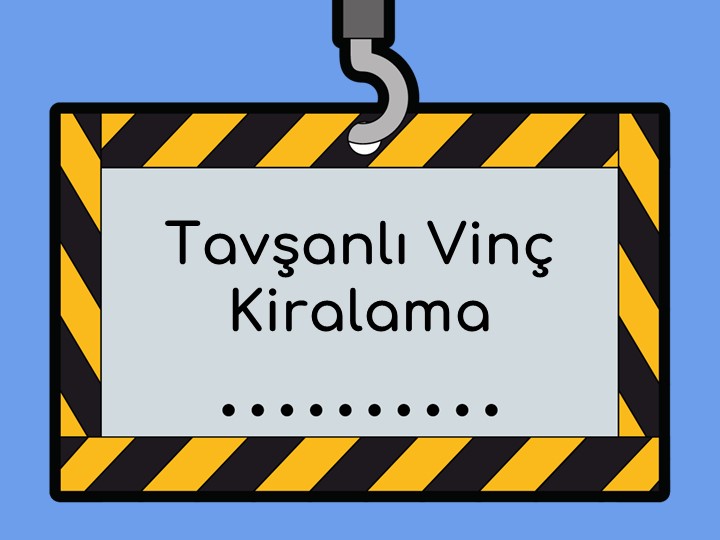 Gebze Tavşanlı Mahallesi Kiralık Vinç