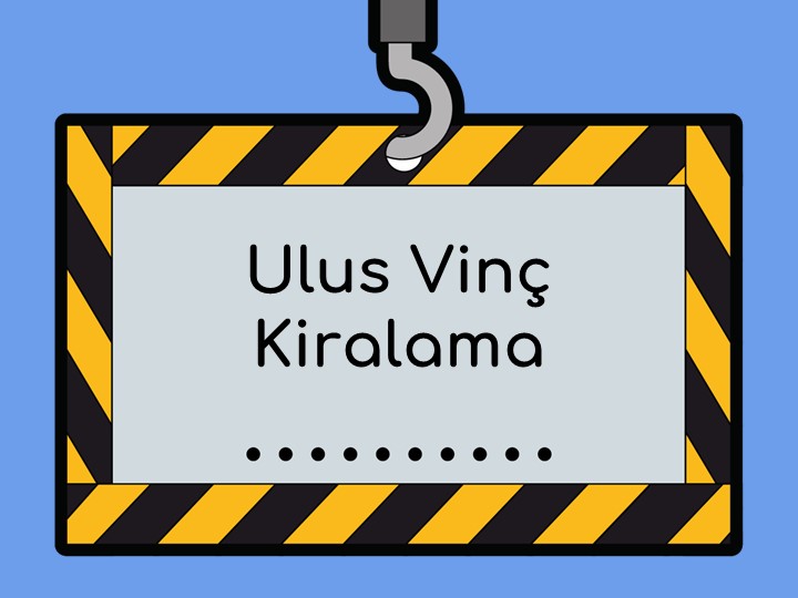 Gebze Ulus Mahallesi Vinç Kiralama